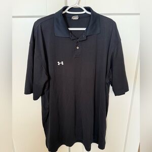 Under Armour Black Polo, XL